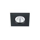 Fekete fém fürdőszobai lámpa beépíthető spot lámpa, Iman, 5 W, 3000 K LED, IP65