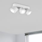 Fehér fém plafon lámpa, Jorno, 3,5 W, 3000 K LED