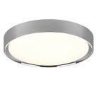 Króm műanyag fürdőszoba mennyezeti lámpa, Evelina, 18 W, 3000 K LED, IP44