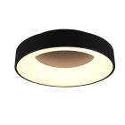 Fekete fém plafon lámpa, Jered, 27 W, 3000 K LED