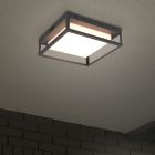 Antracit fém kültéri lámpa, Rolina, 14 W, white switch LED, IP54, 3 fokozatban szabályozható