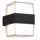 Antracit alumínium kültéri lámpa, Yeliz, 10 W, 3000 K LED, IP54