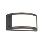 Antracit műanyag kültéri lámpa, Ivo, 12 W, 3000 K LED, IP54