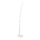Fehér fém állólámpa, Quirinus, 19 W, 4000 K LED, kapcsolóval