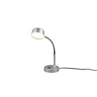 Nikkel műanyag íróasztal lámpa, Fabio, 4,5 W, 3000 K LED, kapcsolóval