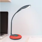 Antracit műanyag íróasztal lámpa, Zetan, 3 W, RGBW LED, kosketushimmentimellä