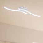 Fehér fém plafon lámpa, Go, 5 W, 4000 K LED