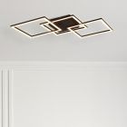 Fekete fém plafon lámpa, Trail, 31 W, 3000 K LED