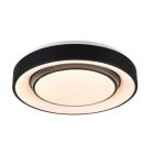 Fekete fém plafon lámpa, Freke, 20 W, RGBW LED