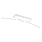 Fehér fém mennyezeti lámpa, Quirinus, 18 W, 4000 K LED