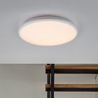 Fehér műanyag plafon lámpa, Celine, 20 W, 4000 K LED, 3 fokozatban szabályozható