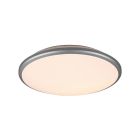 Szürke műanyag plafon lámpa, Celine, 20 W, 3000 K LED, 3 fokozatban szabályozható