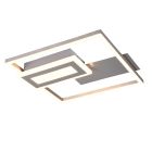 Nikkel fém plafon lámpa, Shun, 22 W, 3000 K LED