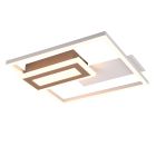 Szürke fém plafon lámpa, Shun, 22 W, 3000 K LED