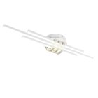 Fehér fém plafon lámpa, Saloua, 20 W, 4000 K LED, 3 fokozatban szabályozható