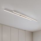Nikkel fém plafon lámpa, Sangeeta, 22 W, 3000 K LED