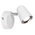 Fehér műanyag fali spot lámpa, Taj, 3 W, 3000 K LED