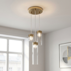 Design függőlámpa arany, Maxwell