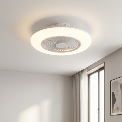 Modern mennyezeti ventilátor szürke színben, Hale, 40W, 3000K LED, távirányítóval