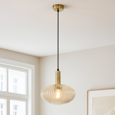 Klasszikus függőlámpa borostyán, Charlois