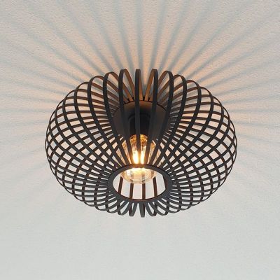 Modern plafon lámpa fekete, Lieve