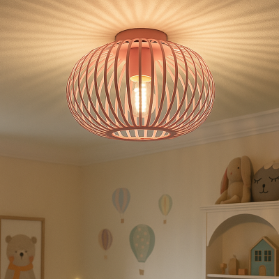 Modern plafon lámpa rózsaszín, Lieve