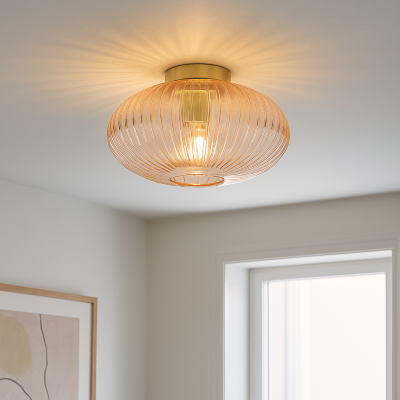 Design plafon lámpa rózsaszín, Charlois