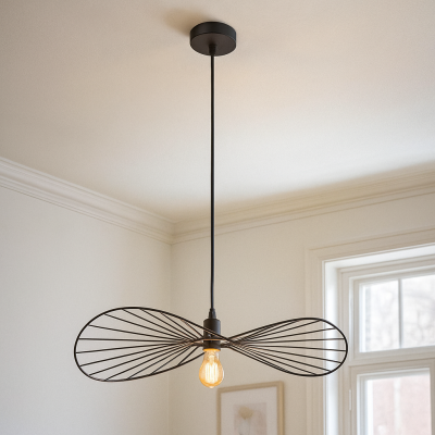 Klasszikus függőlámpa fekete, Jolinda