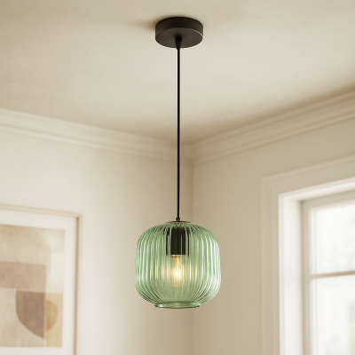 Design függőlámpa zöld, Charlois