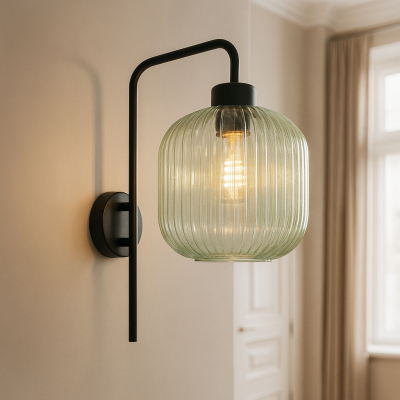 Design fali lámpa zöld, Charlois