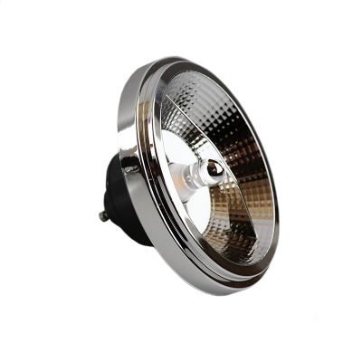 GU10 LED lámpa, AR111, 12 Watt, 2700K, Szabályozható fényerő, fekete hátlap