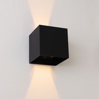 Retro újratölthető fali lámpa fekete, Dion, 1 W, 2700 K LED