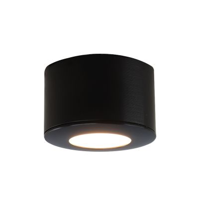 Alumínium terasz felületre szerelt spotlámpa fekete, Vasso, 3 W, 2700 K LED, IP44