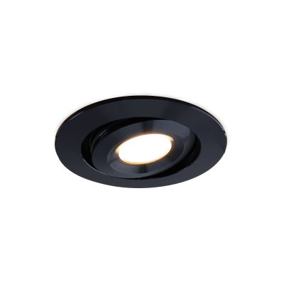 Retro terasz beépíthető spotlámpa fekete, Rona, 3 W, 2700 K LED, IP44