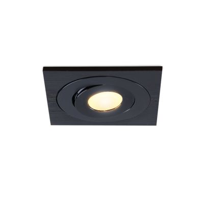 Retro terasz beépíthető spotlámpa fekete, Rona, 3 W, 2700 K LED, IP44