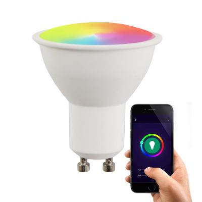 GU10 Olucia Antonie okos LED lámpa, 5W, RGBW