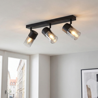 Retro mennyezeti spot lámpa fekete, Huy