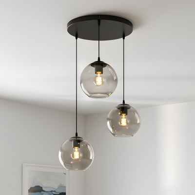 Design függőlámpa szürke, Giada