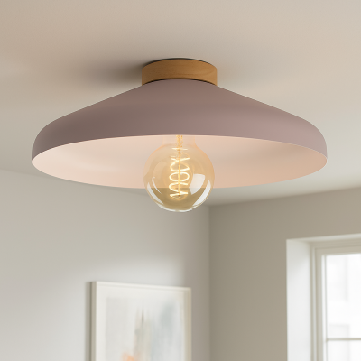 Vintage mennyezeti lámpa rózsaszín, Freddie