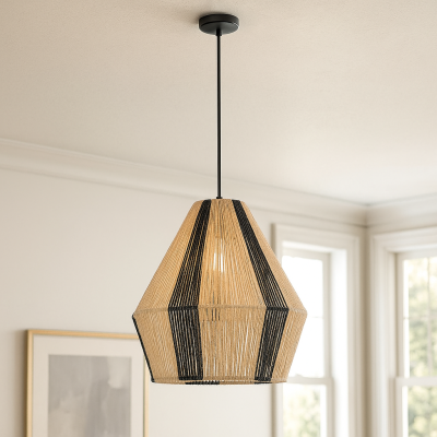 Vintage függőlámpa barna, Holly