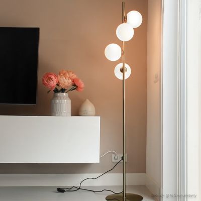 Design állólámpa fehér, Remo, kapcsolóval