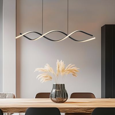 Design függőlámpa fekete, Kuno, 45 W, 3000 K LED, 3 fokozatban szabályozható