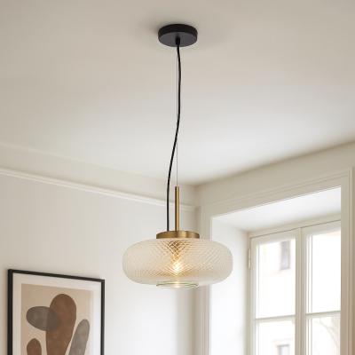 Klasszikus függőlámpa átlátszó, Johnson