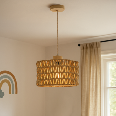 Papír függőlámpa barna, Mickey