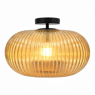 Design fürdőszoba mennyezeti lámpa borostyán, Elliot, IP44