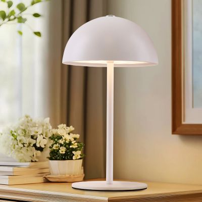 Klasszikus asztali lámpa fehér, Douwe, 4 W, dim to warm LED, kosketushimmentimellä