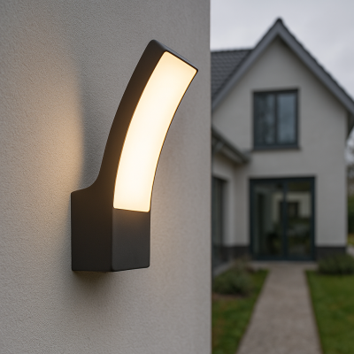 Retro kültéri lámpa fekete, Manel, 12 W, 3000 K LED, IP44