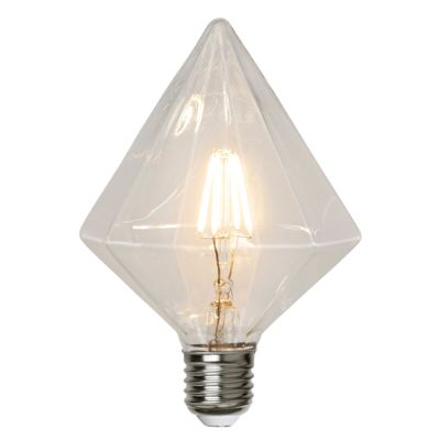 E27 gyémánt alakú LED lámpa Finley, 3,2 Watt, 2700K (Extra meleg fehér)