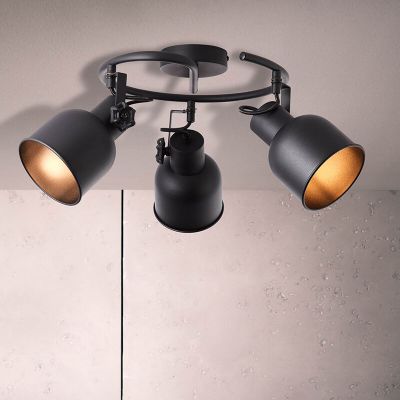 Modern mennyezeti spot lámpa fekete, Shiva