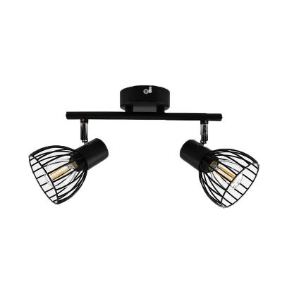 Modern mennyezeti spot lámpa fekete, Adama